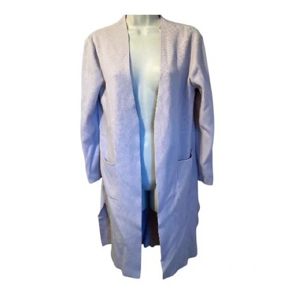 Dynamite Cream Open-Front Cardigan - Picture 2 of 2